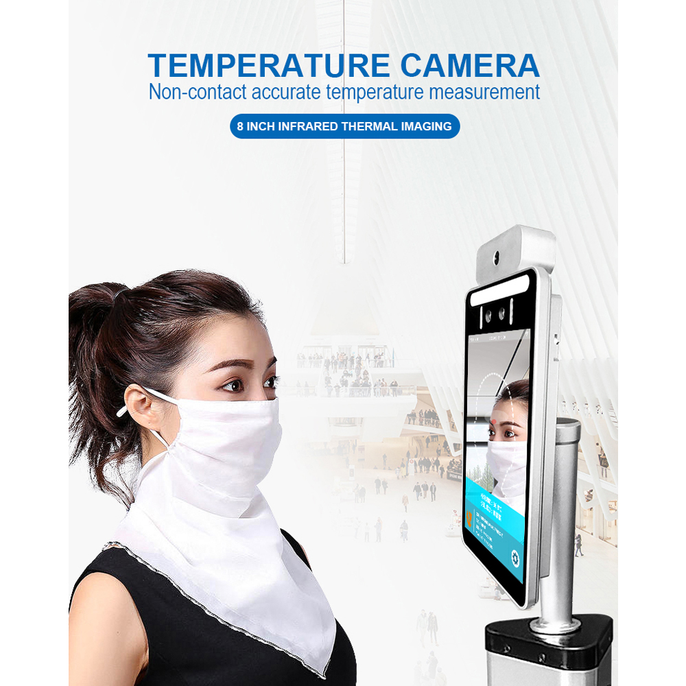 Face Recognition Access Control Terminal - Terminal rozpoznawania twarzy 8 cali, kontrola