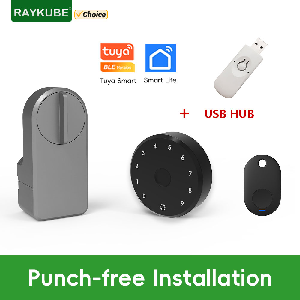 Fingerprint Access Control Door - Zestaw inteligentnego zamka do drzwi RAYKUBE