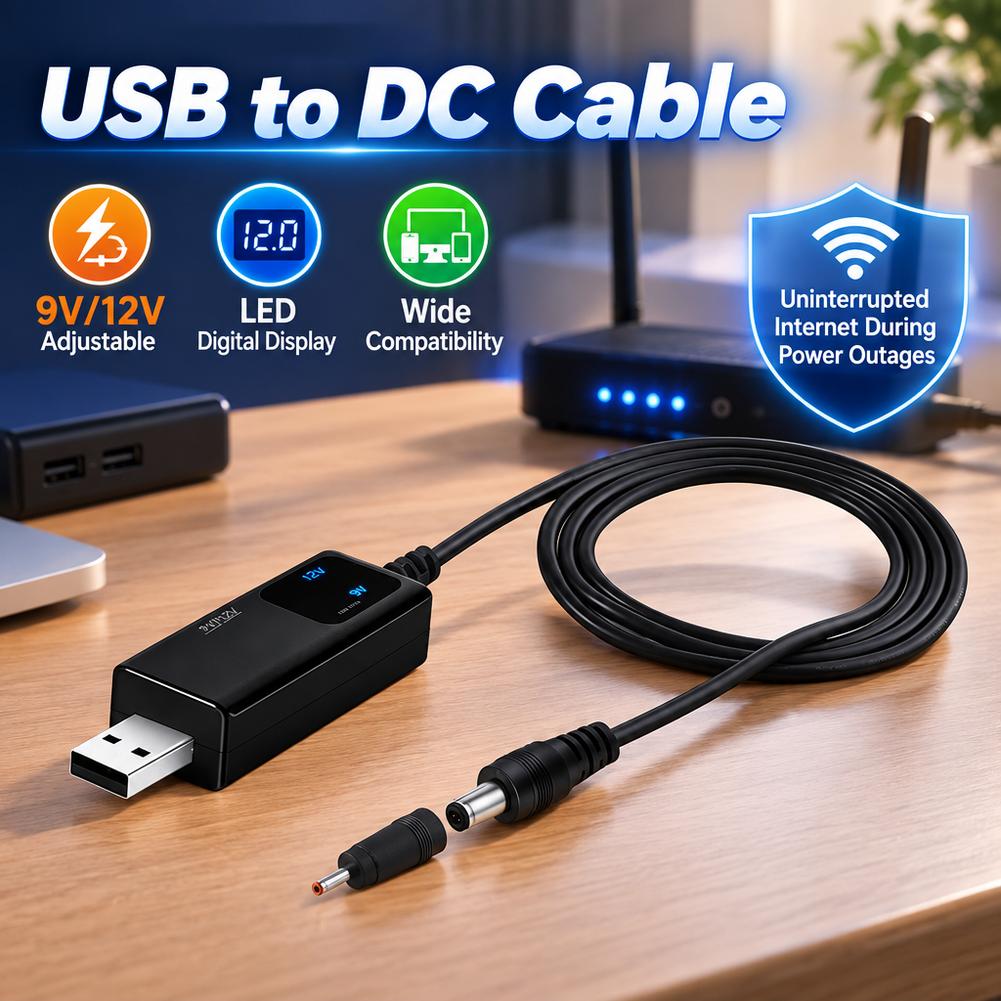 Access Control Power Supply 12V 5A - Kabel USB do zwiększenia napięcia, 5V