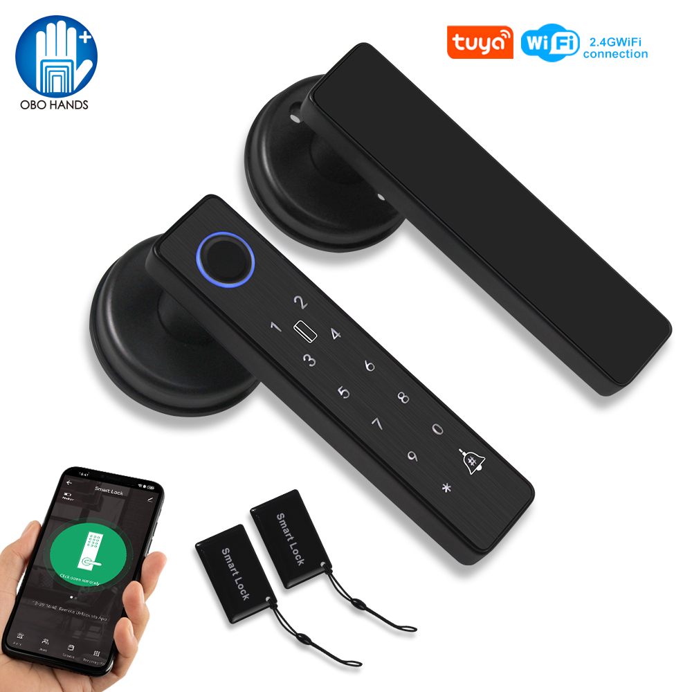 Door Access Control Keypad Rfid - WiFi Tuya APP biometryczny inteligentny zamek