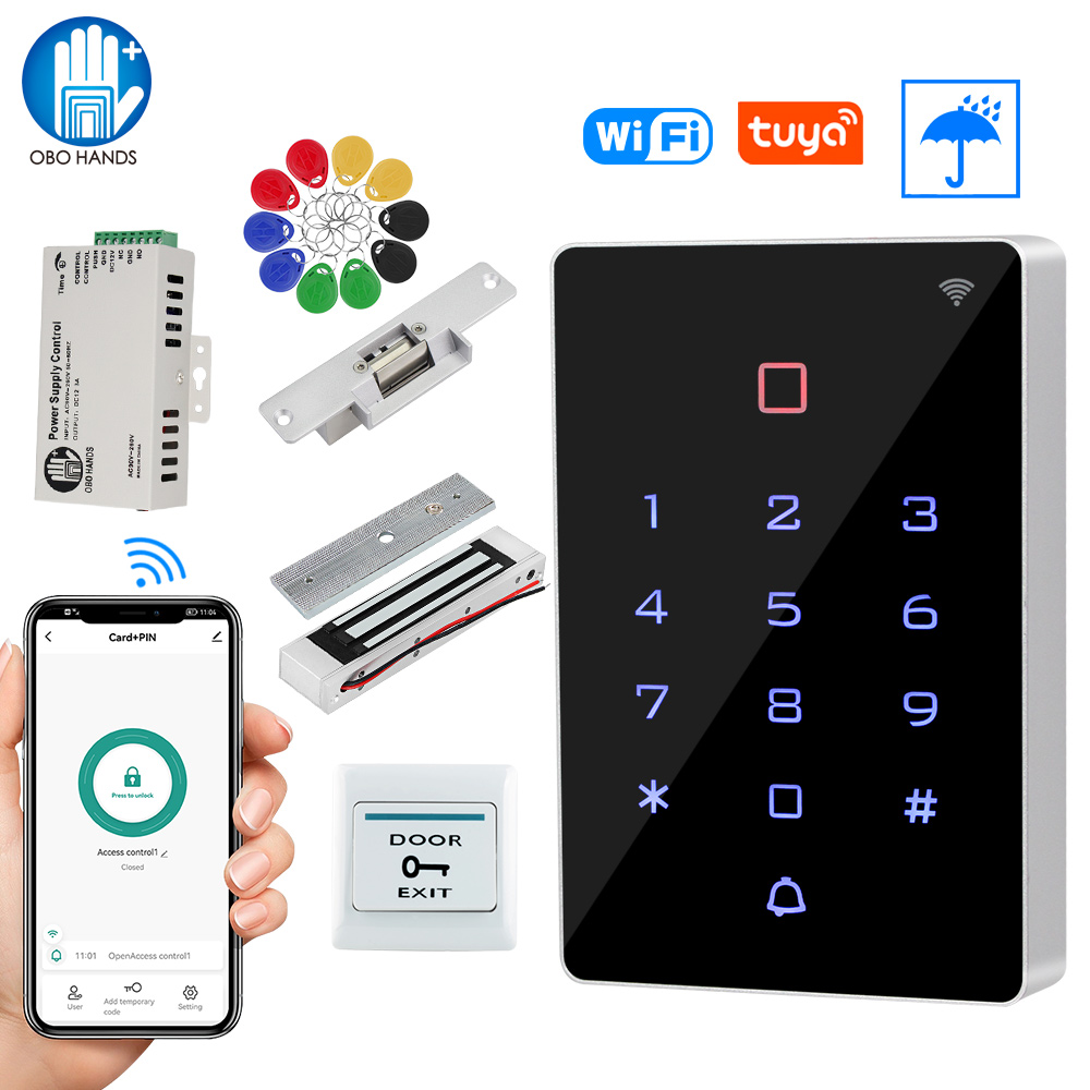 Door Access Control Keypad Rfid - WiFi Tuya APP kontrola dostępu do