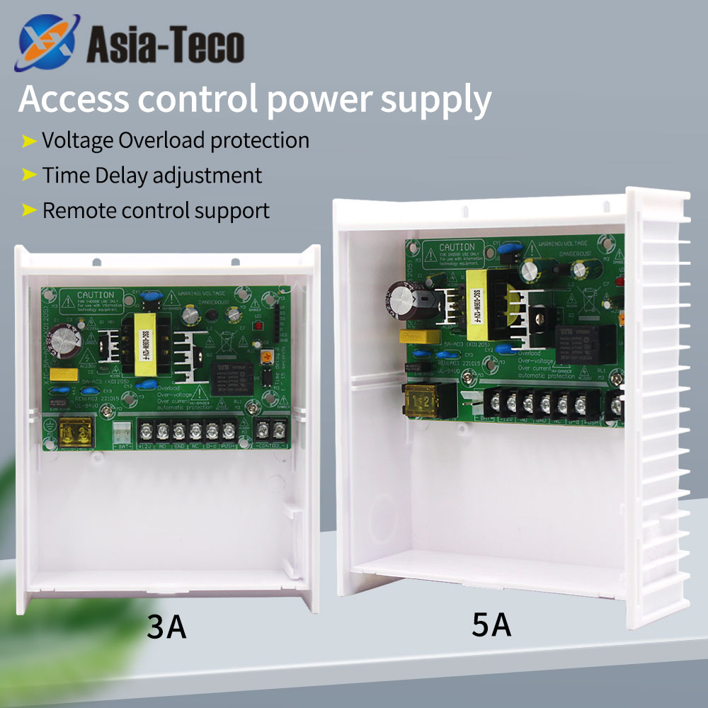 Access Control Power Supply 12V 5A - Zasilacz AC 100~240V DC 12V 3A/5A,
