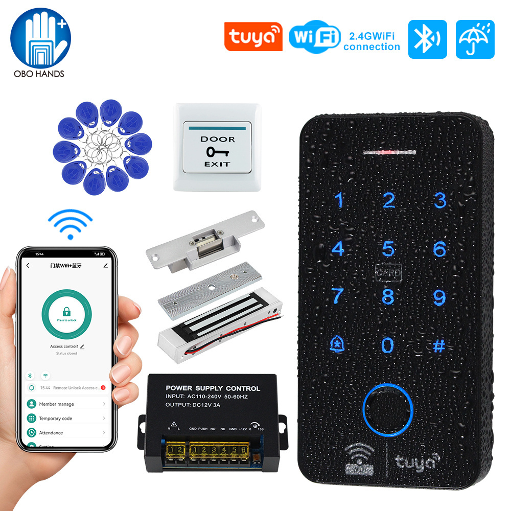 Access Control System Rfid Kit - Wifi Bluetooth Tuya APP System kontroli