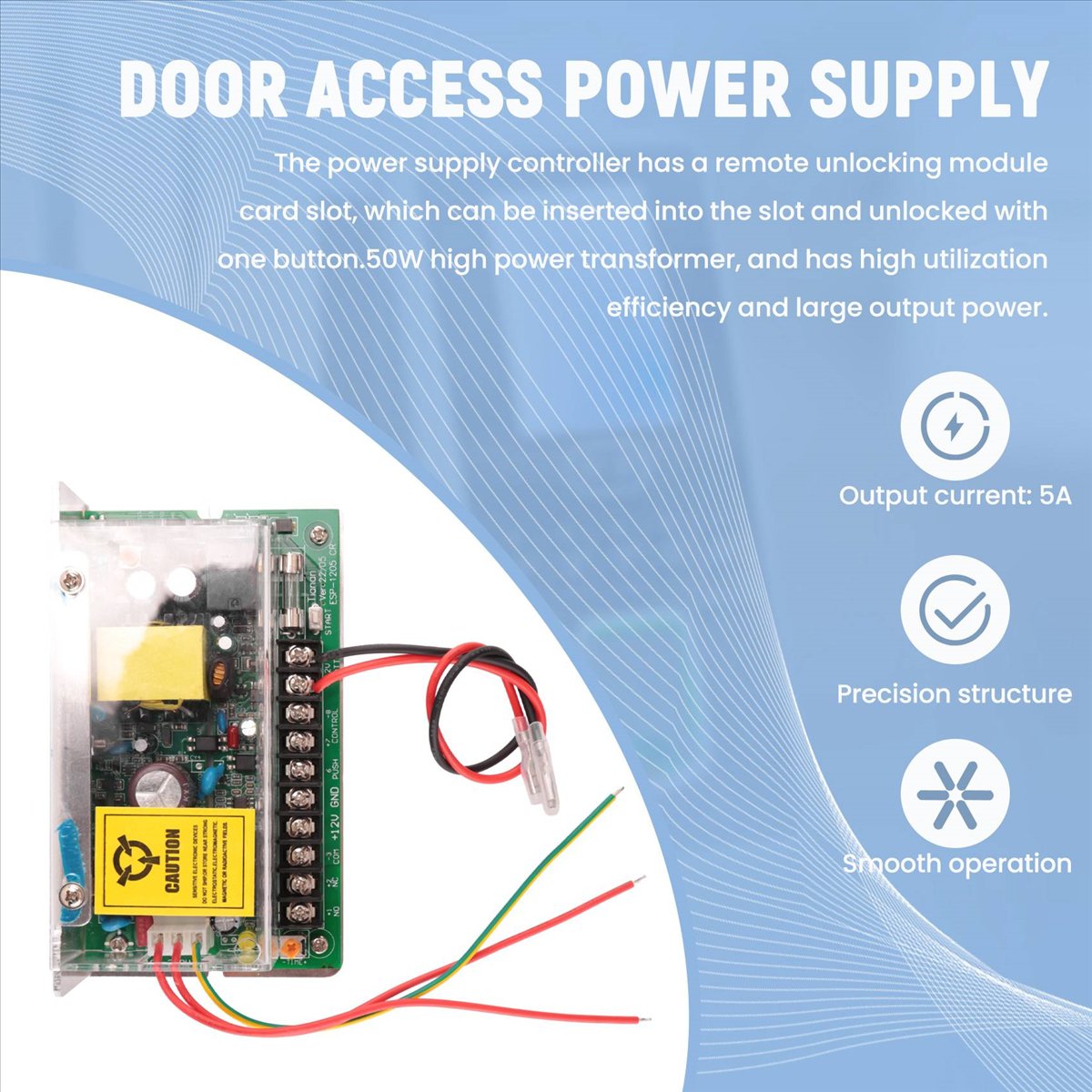 Zasilacz UPS N82R DC 12V 5A do – Access Control Power Supply 12V 5A recenzja i cena
