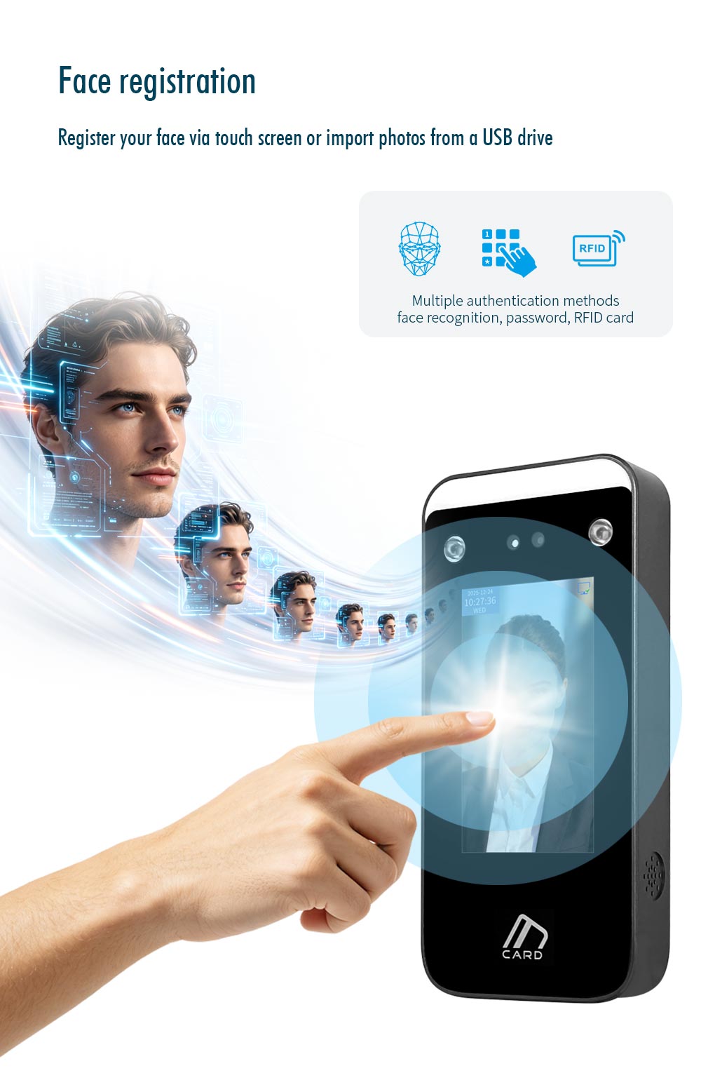 Terminal TM-Ai36 z 4,3-calowym – Face Recognition Access Control Terminal recenzja i cena