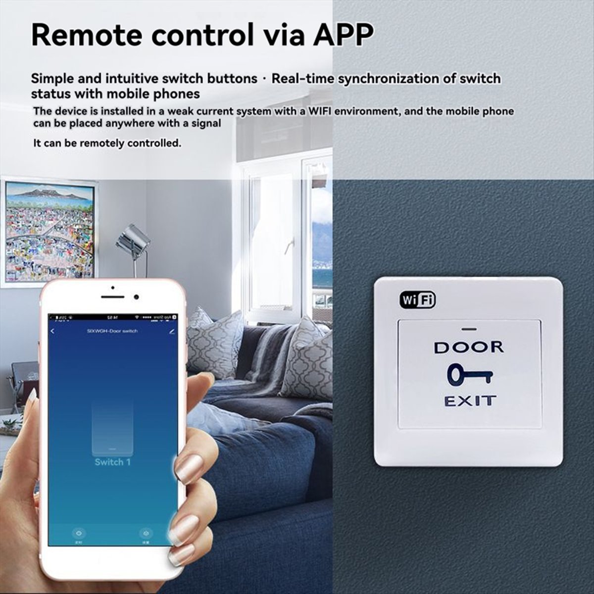 DT82 Nowy Inteligentny Przycis – Exit Button Push To Release recenzja i cena