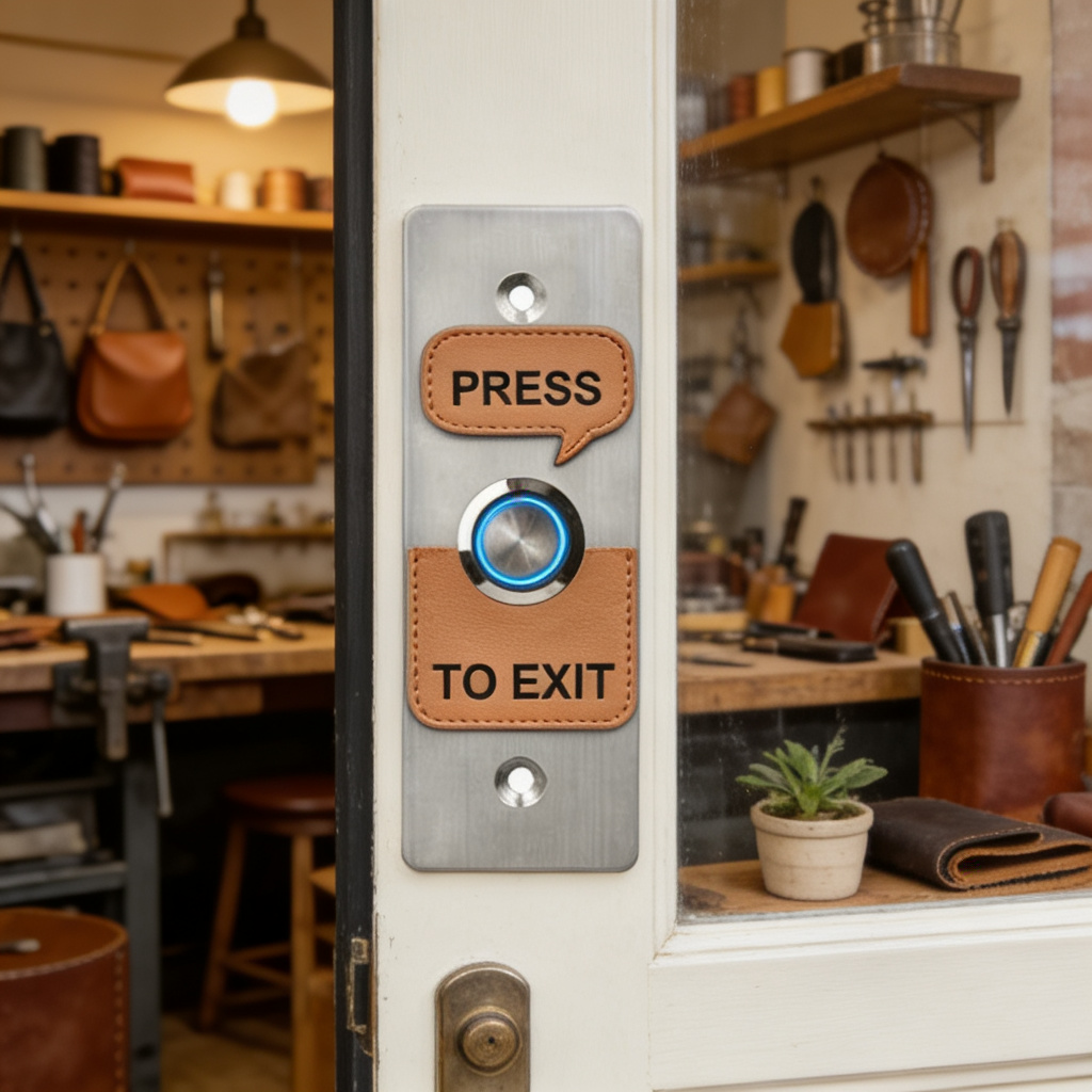 Podświetlany przycisk wyjścia  – Exit Button Push To Release recenzja i cena
