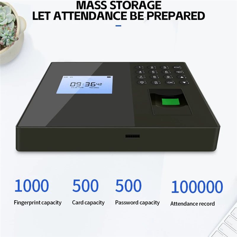 B03B – biometryczne urządzenia – Biometric Time Attendance Machine recenzja i cena
