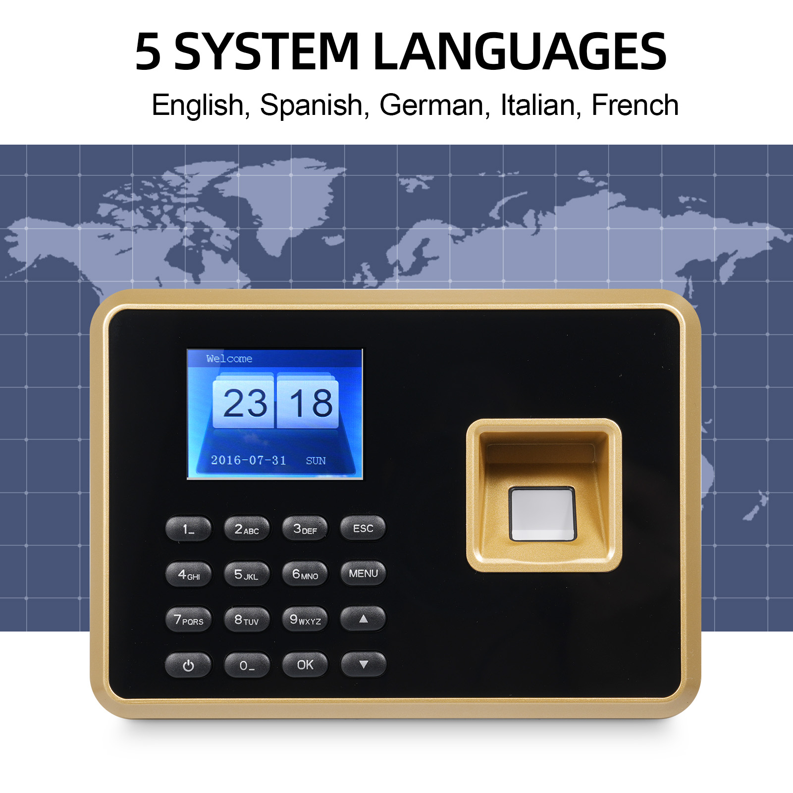 Biometryczny zegar rejestracyj – Biometric Time Attendance Machine recenzja i cena