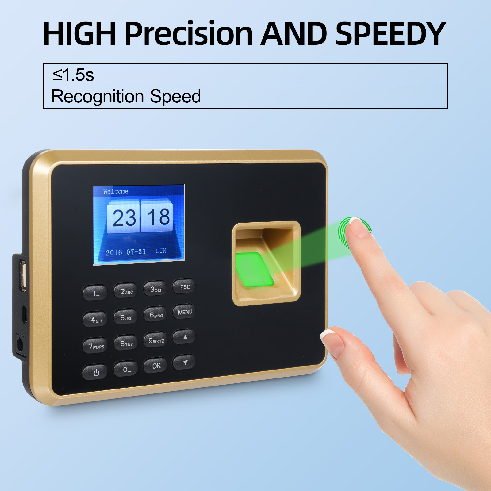 Biometryczny zegar rejestracyj – Biometric Time Attendance Machine recenzja i cena