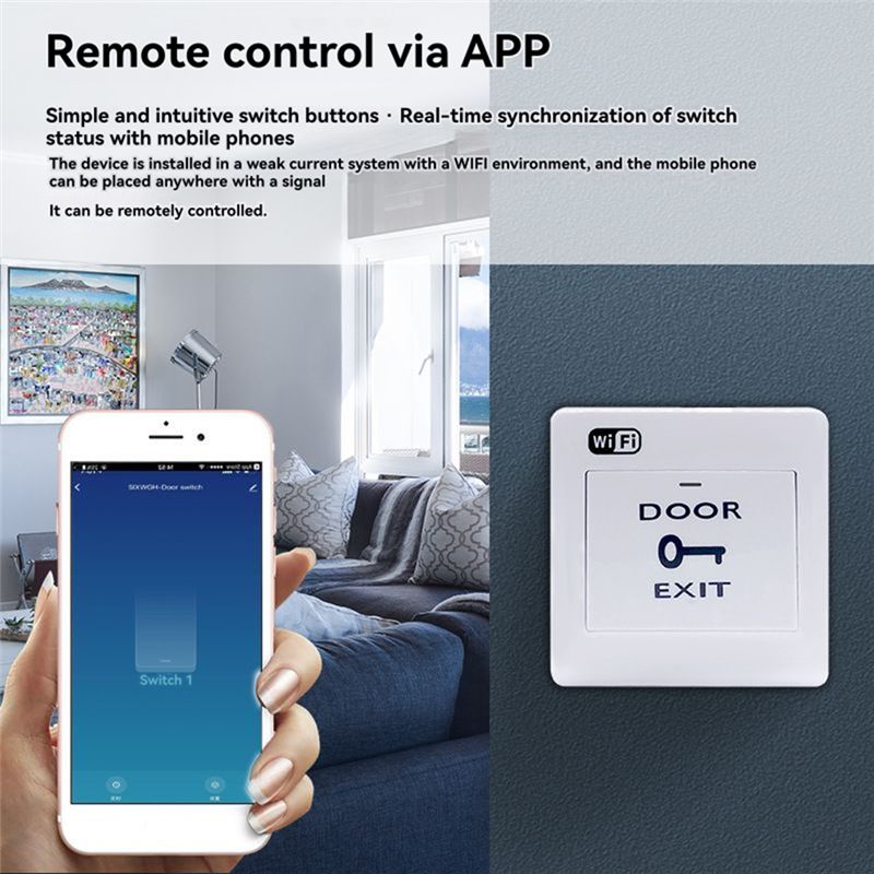 B27B WiFi Bezprzewodowy Przyci – Exit Button Push To Release recenzja i cena