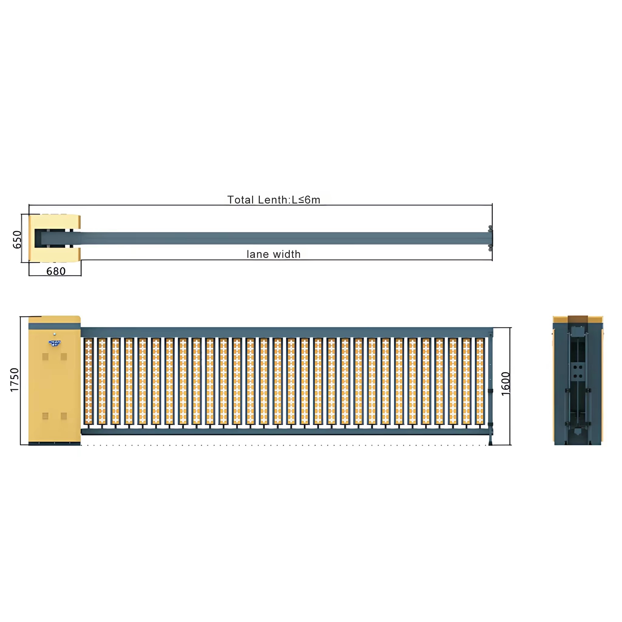 Metalowa brama barierowa do fa – Turnstile Gate Access Control recenzja i cena