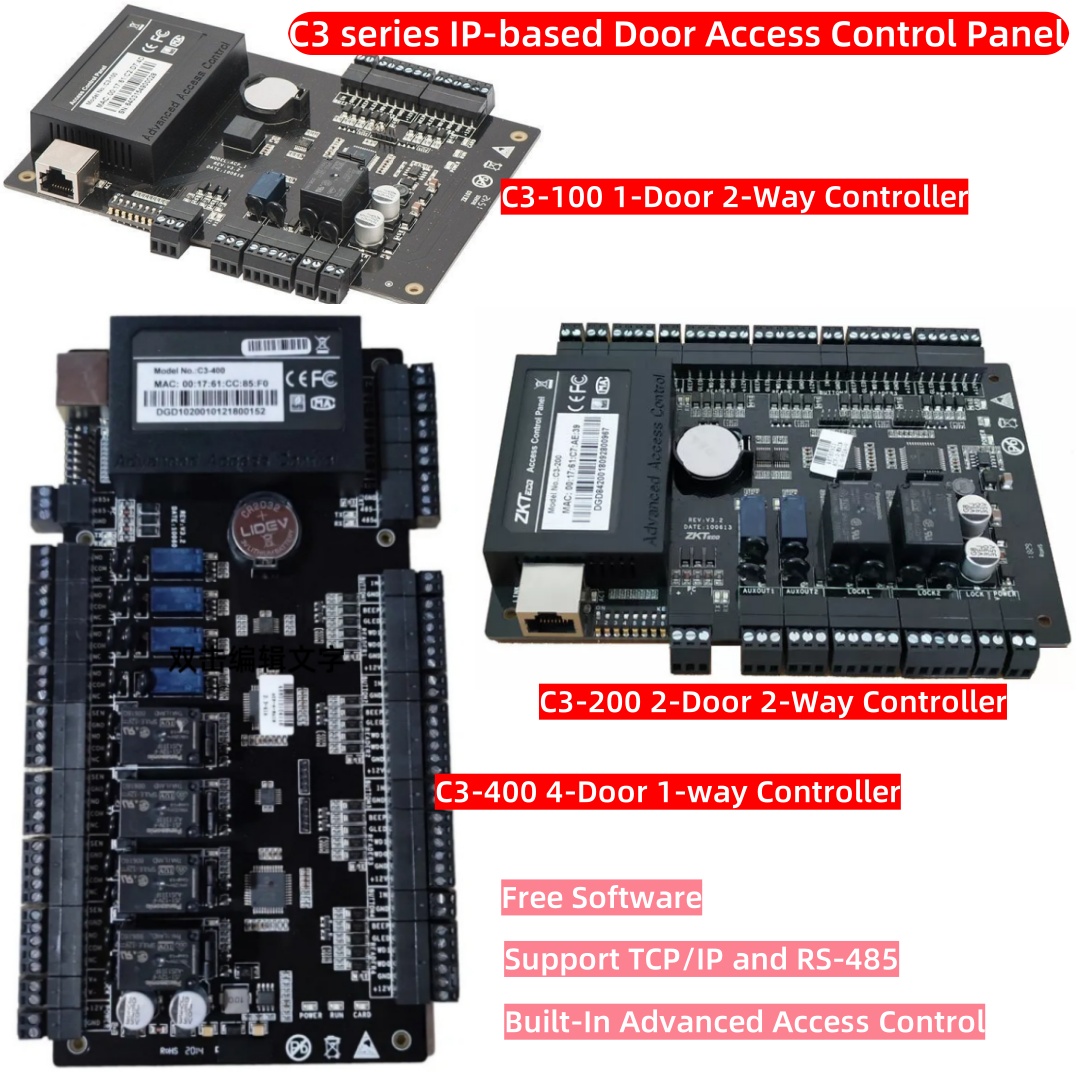 ZKT C3-100 C3-200 C3-400 – mod – Access Control Board 4 Door recenzja i cena