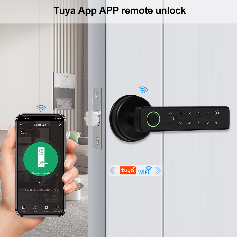 WiFi Tuya APP biometryczny int – Door Access Control Keypad Rfid recenzja i cena