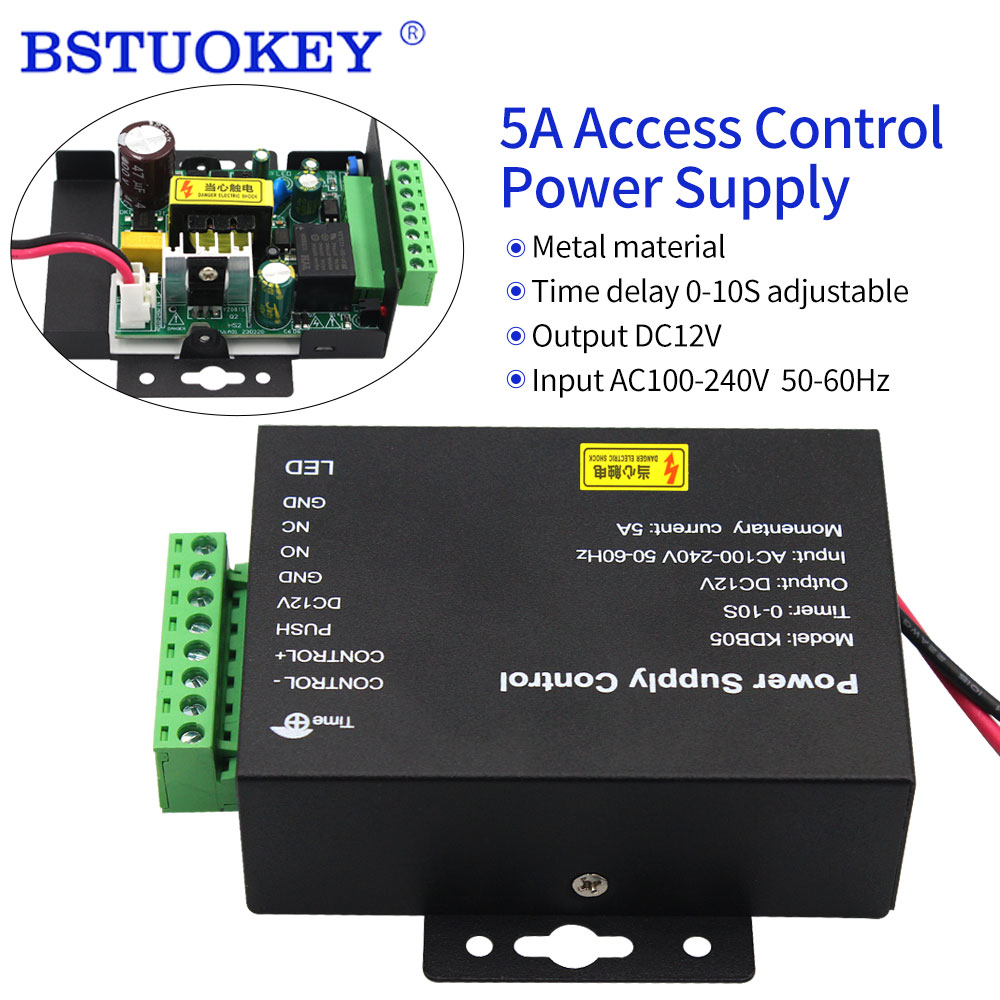 Przełącznik zasilania kontroli – Access Control Power Supply 12V 5A recenzja i cena