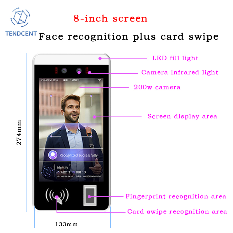 Terminal kontroli dostępu z bi – Face Recognition Access Control Terminal recenzja i cena